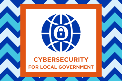 The Cybersecurity for Local Government training logo is shown.