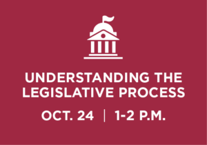 Understanding the Legislative Process webinar graphic