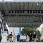 League of Minnesota Cities on stage at the Minnesota State fair.