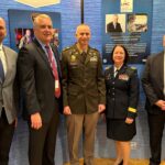 Team League of Minnesota Cities poses at the Pentagon.