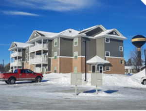 New-construction apartment building.