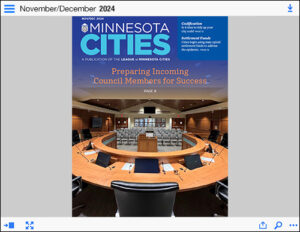 Minnesota Cities magazine e-publication link