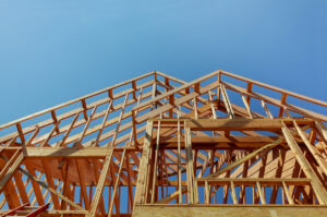 Construction of a new home's framework